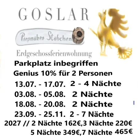 Piepmaeker Stuebchen Apartament Goslar